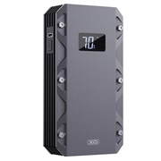 XO CZ025 3-in-1 auton hyppykäynnistin ja tehopankki 10000mAh taskulampulla - musta