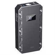 XO CZ025 3-in-1 auton hyppykäynnistin ja tehopankki 10000mAh taskulampulla - musta