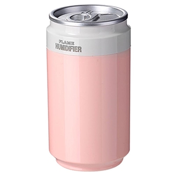 XO HF08 Liekkikostutin RGB-valolla 260ml - vaaleanpunainen