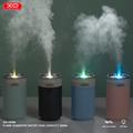 XO HF08 Liekkikostutin RGB-valolla 260ml - vaaleanpunainen