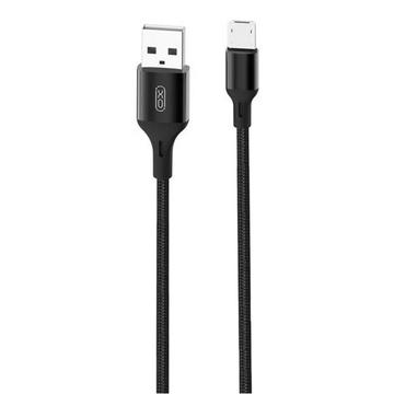 XO NB143 USB/Micro-USB-kaapeli - 1m - musta