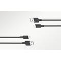 XO NB156 USB-A / Lightning-kaapeli - 1m, 2,1A - musta