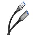 XO NB220 USB-USB 3.0 -jatkojohto - 2 m - musta