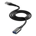 XO NB220 USB-USB 3.0 -jatkojohto - 2 m - musta