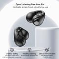 XUNDD X18 TWS Clip-on kuulokkeet V5.3 Bluetooth Air Conduction Open Ear Ear Earphones Langattomat urheilukuulokkeet - musta