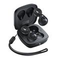 XUNDD X19 TWS Pendant Bluetooth-kuulokkeet Mini Kannettavat langattomat korvakuulokkeet tukevat herkkää kosketusohjausta - musta