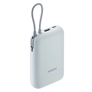 Xiaomi 10000mAh Powerbank integroidulla USB-C-kaapelilla 22.5W - Jäänsininen