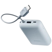Xiaomi 10000mAh Powerbank integroidulla USB-C-kaapelilla 22.5W - Jäänsininen