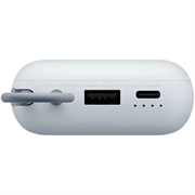 Xiaomi 10000mAh Powerbank integroidulla USB-C-kaapelilla 22.5W - Jäänsininen