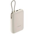 Xiaomi 10000mAh Powerbank integroidulla USB-C-kaapelilla 22.5W - Beige