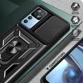 Xiaomi 12T Pro Pyörivä Rengashybridikotelo Kamerasuojalla - Musta