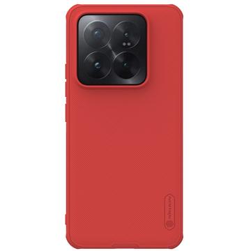 Xiaomi 14 Pro Nillkin Super Frosted Shield Pro Hybridikotelo - Punainen