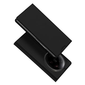 Xiaomi 14 Ultra Dux Ducis Skin Pro Lompakkokotelo - Musta