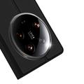 Xiaomi 14 Ultra Dux Ducis Skin Pro Lompakkokotelo - Musta