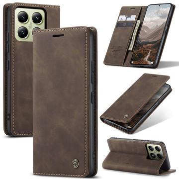 Xiaomi 14T Caseme 013 Sarja Lompakkokotelo - Kahvi