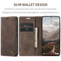 Xiaomi 14T Caseme 013 Sarja Lompakkokotelo - Kahvi