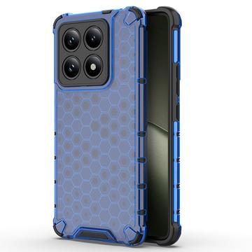 Xiaomi 14T Honeycomb Armored Hybridikotelo - Sininen