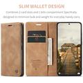 Xiaomi 14T Pro Caseme 013 Sarja Lompakkokotelo - Ruskea