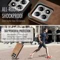 Xiaomi 14T Pro Caseme 013 Sarja Lompakkokotelo - Ruskea