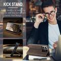 Xiaomi 14T Pro Caseme 013 Sarja Lompakkokotelo - Kahvi