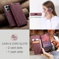 Xiaomi 14T Pro Caseme 013 Sarja Lompakkokotelo - Viininpunainen