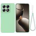 Xiaomi 14T Pro Nestemäinen Silikoni Suojakuori - Vihreä