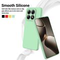 Xiaomi 14T Pro Nestemäinen Silikoni Suojakuori - Vihreä