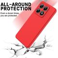Xiaomi 14T Pro Nestemäinen Silikoni Suojakuori - Punainen