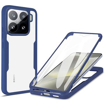 Xiaomi 15 360 Suojaussarja Kotelo - Sininen / Selkeä