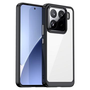 Xiaomi 15 Pro Anti-Shock Hybridikotelo - Musta