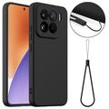 Xiaomi 15 Pro Nestemäinen Silikoni Suojakuori - MagSafe-yhteensopiva - Musta