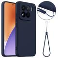 Xiaomi 15 Pro Nestemäinen Silikoni Suojakuori - MagSafe-yhteensopiva - Tummansininen