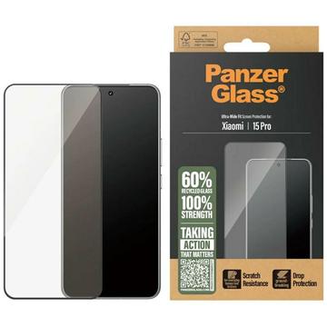 Xiaomi 15 Pro PanzerGlass Ultra-Wide Fit Panssarilasi - Musta Reuna