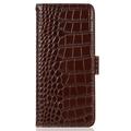 Xiaomi 15 Ultra Crocodile Lompakkomallinen Nahkakotelo kanssa RFID