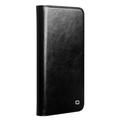 Xiaomi 15 Ultra Qialino Classic Lompakkomallinen Nahkakotelo - Musta