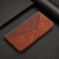 Xiaomi 15 Ultra Rhombus kuvio lompakkokotelo magneettisuljin - ruskea