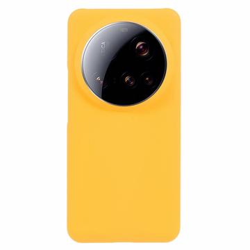 Xiaomi 15 Ultra Kumipäällysteinen Muovikuori - Keltainen