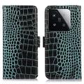 Xiaomi 15T Crocodile Lompakkomallinen Nahkakotelo kanssa RFID