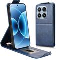 Xiaomi 17 Pystysuuntainen läppäkotelo jalustalla - tummansininen