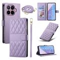Xiaomi 17T Pro Luxury tikattu lompakkokotelo - violetti