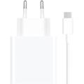 Xiaomi 33W USB-A matkalaturi USB-C-kaapelilla MDY-16-EF - Valkoinen