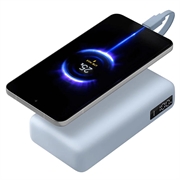 Xiaomi 67W virtapankki 20000mAh integroidulla USB-C-kaapelilla - Sininen