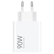 Xiaomi HyperCharge 90W USB-A matkalaturi MDY-15-EK - irtotavarana - valkoinen