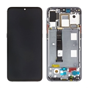 Xiaomi Mi 9 Etukuori & LCD Näyttö - Musta