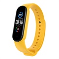Xiaomi Mi Band 5 Korvaaminen Silikoniranneke - Keltainen
