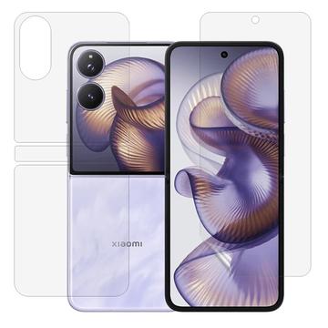 Xiaomi Mix Flip 2 Full Cover Suojaussetti - Kirkas