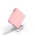 Xiaomi Mix Flip Kumipäällysteinen Muovikuori - Pinkki