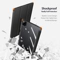 Xiaomi Pad 6S Pro 12.4 Dux Ducis Toby Tri-Fold Älykäs Lompakkokotelo - Musta