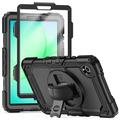 Samsung Galaxy Tab A9/A11 Tech-Protect Solid360 -hybridikotelo ja hihna - musta