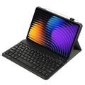 Xiaomi Pad 7/7 Pro Bluetooth Suojakotelo Näppäimistöllä - Musta